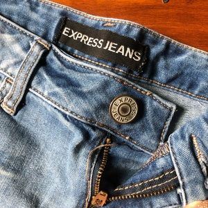 Express jean shorts